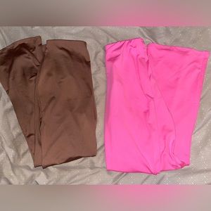 H&M curvy fit flare leggings